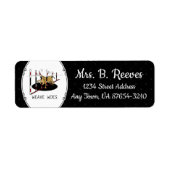 Étiquette Weave Woes - drôle d'agilité de chien (Devant)