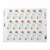 Étiquette Wedding Invitation, Vintage, Ornate Frame, Customi (Feuille entière)