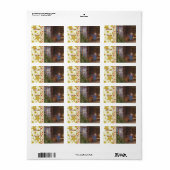 Étiquette Weihnachtsschlitten rechteckiger aufkleber (Feuille entière)