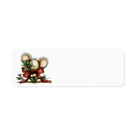 Étiquette Whimsical Christmas Address Labels (Devant)