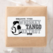 Étiquette Whiskey Tango Foxtrot - Humour de l'aviation (En situation)