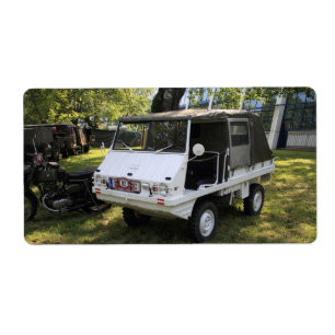 Étiquette White Puch Haflinger
