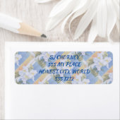 ÉTIQUETTE WHITE SNAPDRAGONS (En situation)