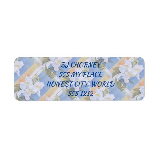 ÉTIQUETTE WHITE SNAPDRAGONS (Devant)