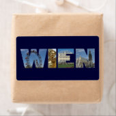 Étiquette Wien Österreich (En situation)
