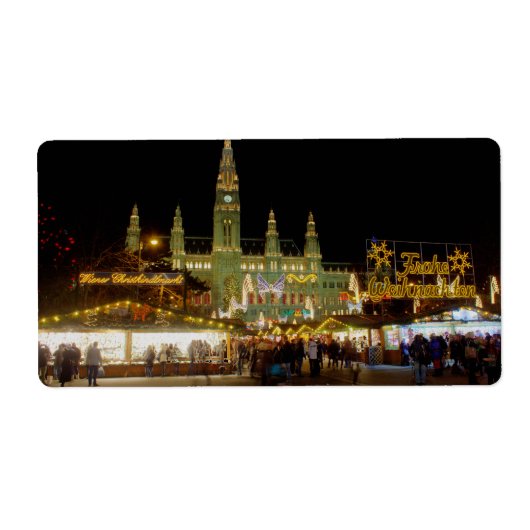 Étiquette Wiener Christgentilmarkt (Devant)