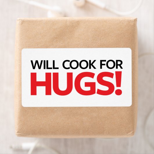 Étiquette Will Cook for Hugs (En situation)