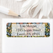 Étiquette William Morris (En situation)