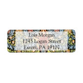 Étiquette William Morris (Devant)