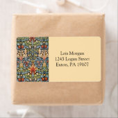 Étiquette William Morris (En situation)