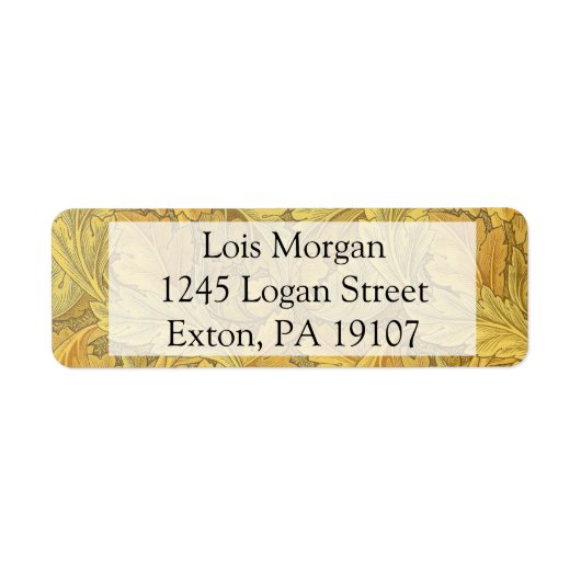 Étiquette William Morris Acanthus Fond d'écran (Devant)