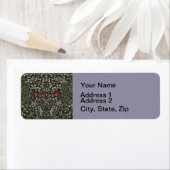 Étiquette William Morris Blackthorn Tapestry Floral (En situation)