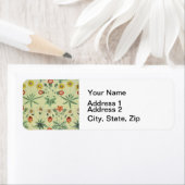 Étiquette William Morris Daisy Floral Fond d'écran Motif (En situation)