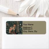 Étiquette William Morris Faune sauvage Fox (En situation)