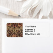 Étiquette William Morris Honeysuckle Anglais Floral Design (En situation)