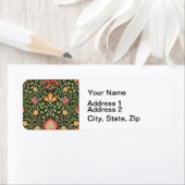 Étiquette William Morris Persian Floral Antique (En situation)