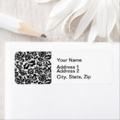 Étiquette William Morris Venetian Damask Brocade (En situation)