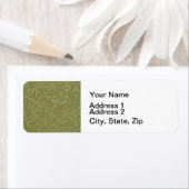 Étiquette William Morris Willow Antique Green Leaf Vine Art (En situation)