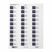 Étiquette William Morris Woodpecker Tapestry Arts & Artisana (Feuille entière)