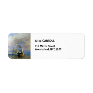 Étiquette William Turner - Le Temeraire de combat