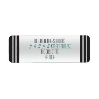 Étiquette Willow Pussy Rose Art Déco - Personnalisé