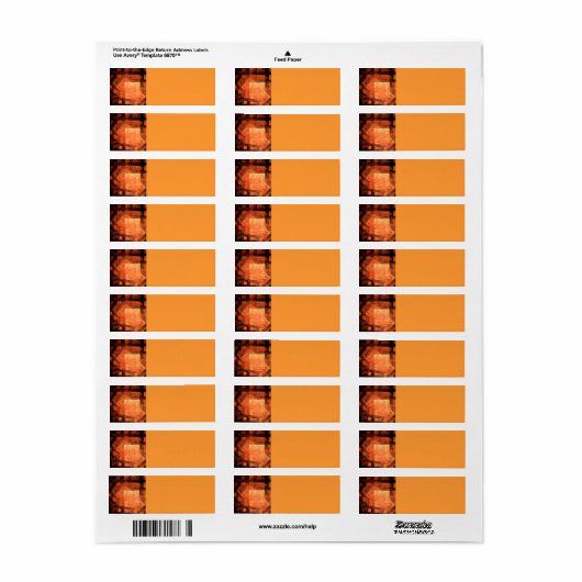 Étiquette Window Light Abstract (Feuille entière)