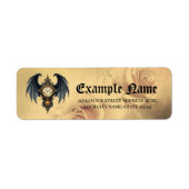 Étiquette Wings of Eternity – The Timeless Guardian.  (Devant)