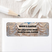 Étiquette Winter Forest (En situation)