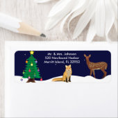 Étiquette Winter Wonderland (En situation)