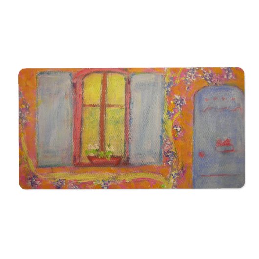 Étiquette Wisteria Cottage provence (Devant)