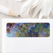 Étiquette Wisteria (moitié droite) par Claude Monet (En situation)