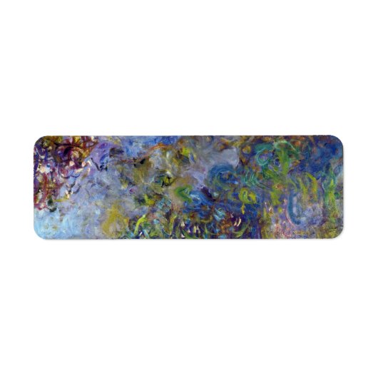 Étiquette Wisteria (moitié droite) par Claude Monet (Devant)