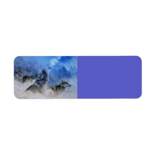 Étiquette Wolf Spirits (Devant)