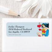 Étiquette Wonder Woman | Je vais tomber pour vous Valentine (En situation)