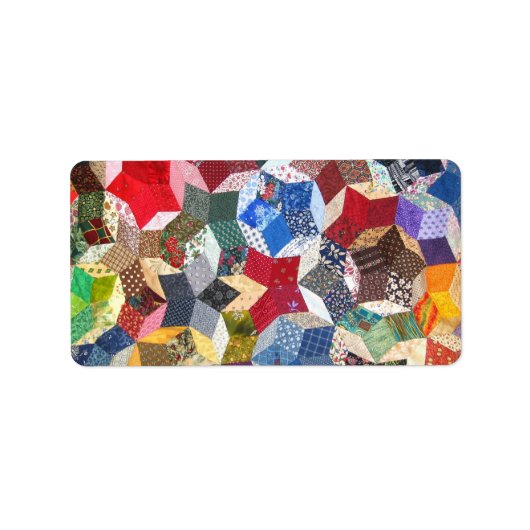 Étiquette Wonky Star Quilt (Devant)