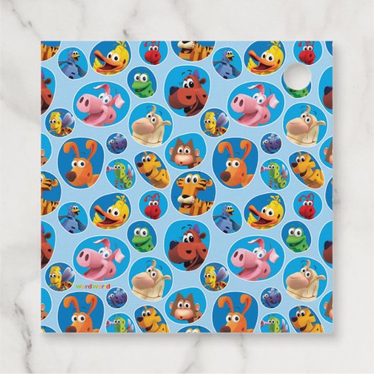 Étiquette WordWorld Party (Dos)