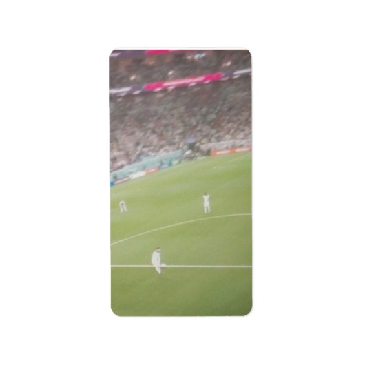 Étiquette World Cup England X United States (Devant)