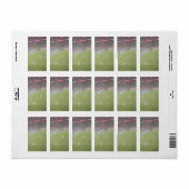 Étiquette World Cup England X United States (Feuille entière)