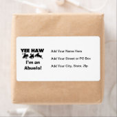 Étiquette Yee Haw Je suis un T-shirts et cadeaux Abuelo (En situation)