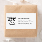 Étiquette Yee Haw Je suis un T-shirts et cadeaux Papaw (En situation)
