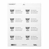 Étiquette Yee Haw Je suis un T-shirts et cadeaux Papaw (Feuille entière)