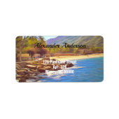 Étiquette Yelapa Beach 761 Adresse (Devant)