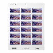 Étiquette Yelapa côtière à Puerto 1620 Adresse (Feuille entière)