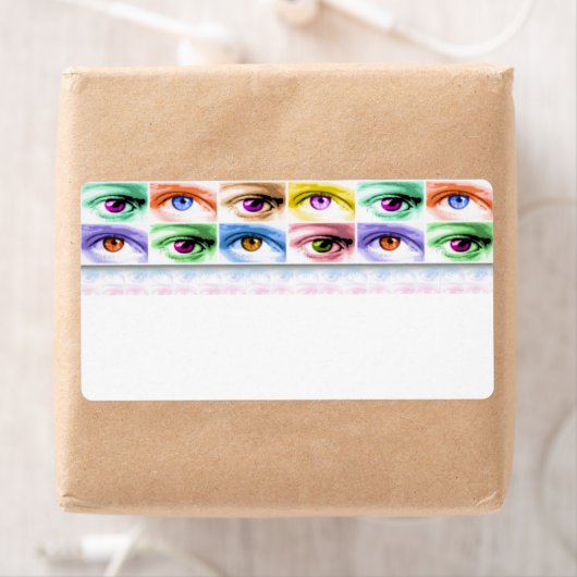 ÉTIQUETTE - YEUX Pop Art (En situation)