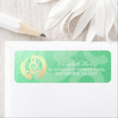 Étiquette Yoga Instructeur Méditation Pose Zen OM Adresse (En situation)