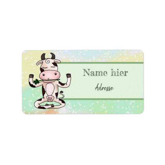 Étiquette YogaKuh Adressaufkleber (Devant)
