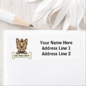 Étiquette Yorkie personnalisé (En situation)