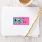 Étiquette Yorkie Poo (En situation)