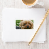 Étiquette Yorkshire Terrier (En situation)