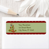 Étiquette Yule Dragon (En situation)